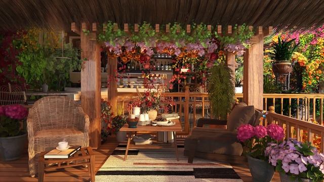 Morning Cafe Ambience with Vintage Bossa Nova Piano for Work, Study and Coffee Music смотреть онлайн