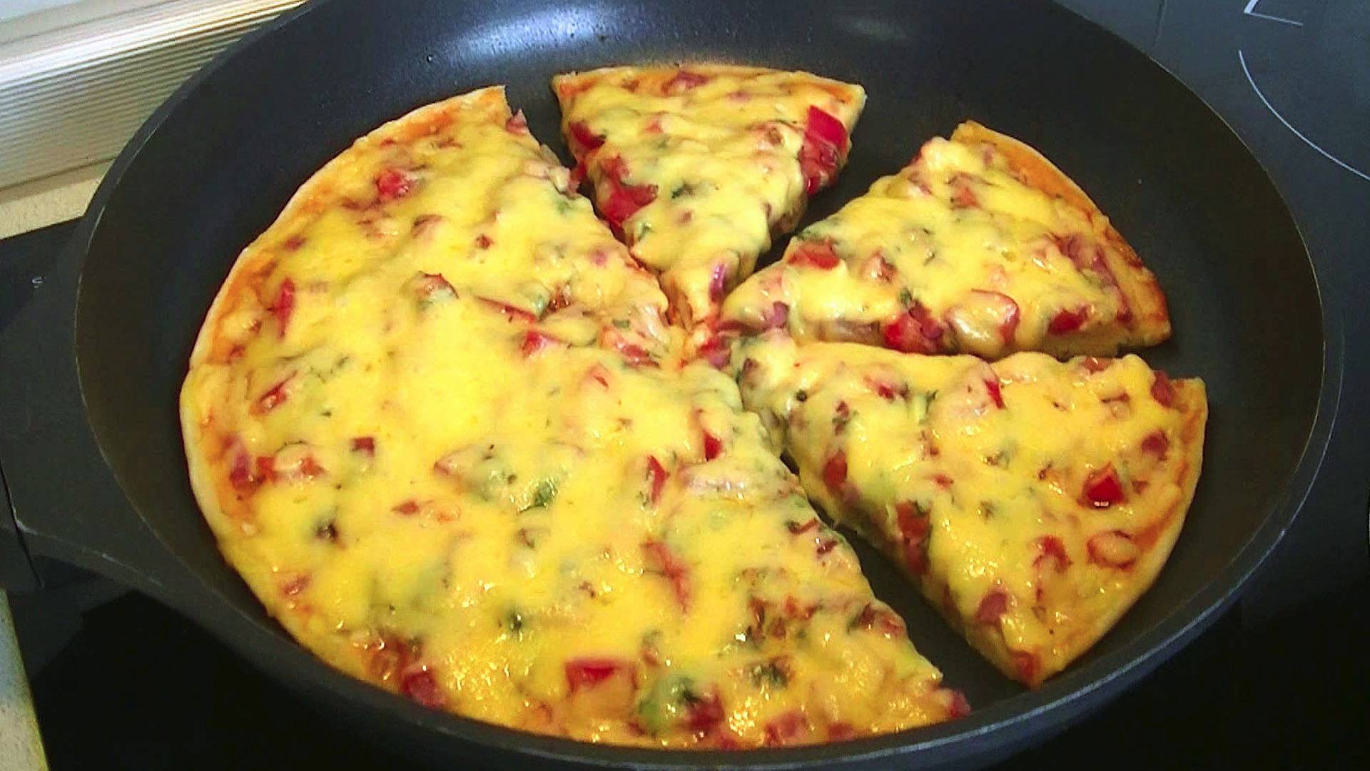 ПИЦЦА НА СКОВОРОДЕ за 15 минут. смотреть онлайн
