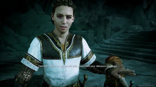 God of War 5 Ragnarok - Heimdall Beats Up Thor Daughter & Atreus Scene (4K 60FPS) PS5 смотреть онлайн