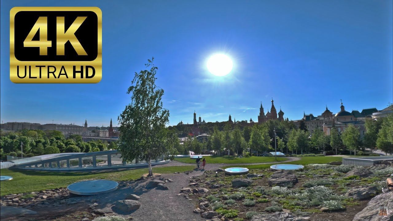 Walking Tour 4K | Zaryadye Park, Moscow