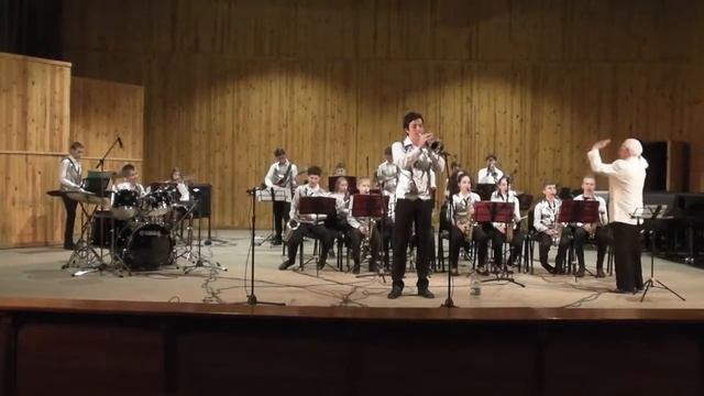 Drummer Daniel Varfolomeyev 12 years and Orchestra "Little Band" - "Днiпровськi Сурми - 2016" смотреть онлайн