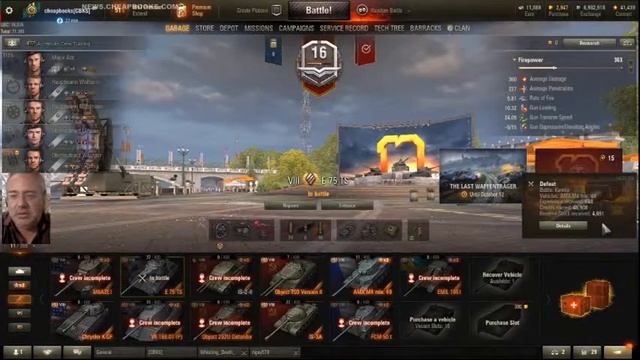 World of Tanks - Live Stream смотреть онлайн