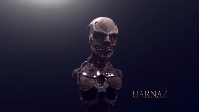 Blender EEVEE :Biomechanic statue(no uv, only vertex materials with subsurface scattering) смотреть онлайн