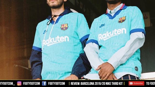 BARCELONA 2019/20 NIKE THIRD SHIRT | KIT REVIEW смотреть онлайн