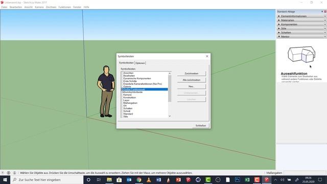 Sketchup Tutorial Deutsch | 02/10 - Einrichten Benutzeroberfläche | Terrassen mit Schirmen planen смотреть онлайн