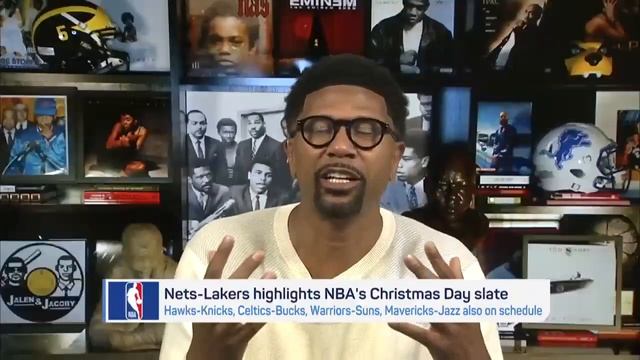 Jalen Rose reacts to Nets-Lakers Christmas Day matchup: ‘It’s going to be nasty!’ | Jalen & Jacoby смотреть онлайн