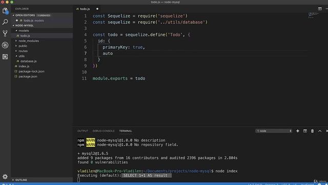 Полное руководство NodeJS Урок 89 Создание модели смотреть онлайн