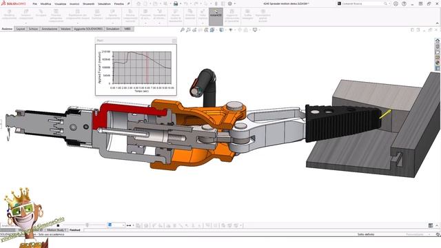 😍💪 HOLMATRO 4240 Section MOTION SOLIDWORKS 👑 смотреть онлайн