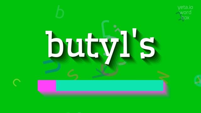 HOW TO PRONOUNCE BUTYL'S? #butyl's смотреть онлайн