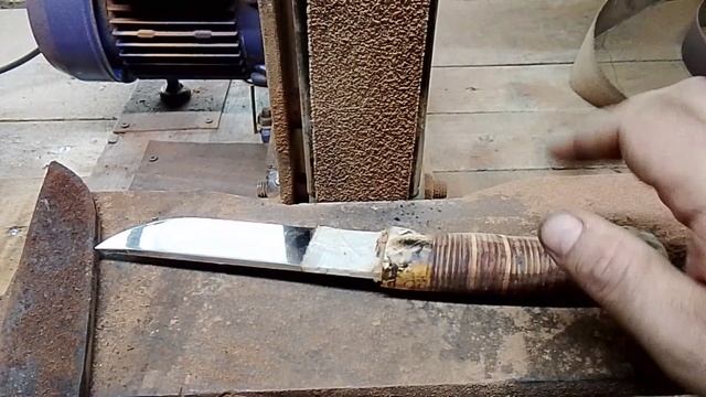нож из рессоры и берестяной ручкой смотреть онлайн