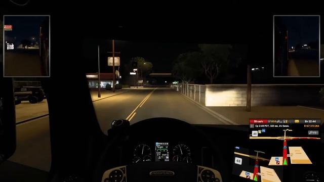 American Truck Simulator Везём 36 тонн груз паллеты смотреть онлайн