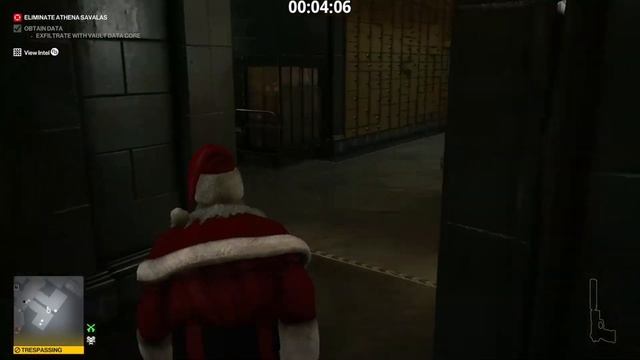 Robbing The Bank As Santa Master Difficulty SA/SO No Commentary HITMAN 3 смотреть онлайн
