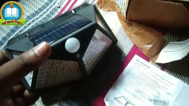 Solar Interaction Wall Lamp Unboxing/Solar Wall Lamp With Motion Sensor/@100 Led Solar wall Lamp смотреть онлайн