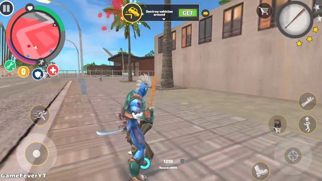 Rope Hero: Vice Town (Rope Hero Fight with Dangerous Villains) Ground Beating - Android Gameplay HD смотреть онлайн