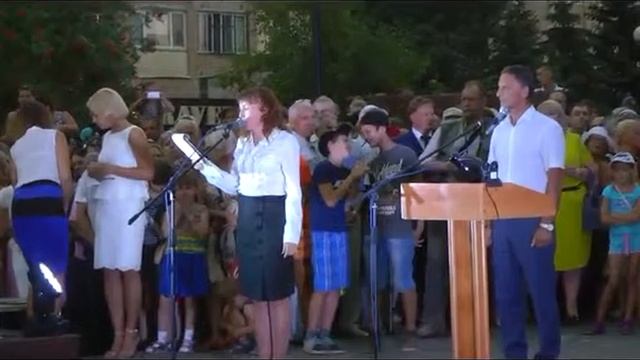 Открытие монумента участникам 5 -и Всесоюзных ударных Комсомольских строек в г Балаково 11 08 2015г смотреть онлайн