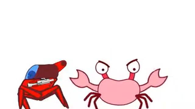 Краб кидает робота