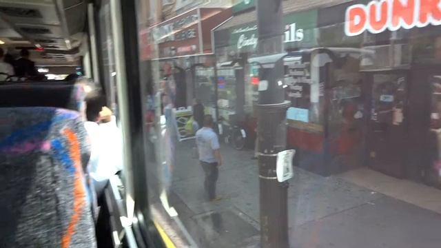 NJT MCI D4000 #7818 on the 159 to Fairview-NJT Garage (Inside) in HD смотреть онлайн