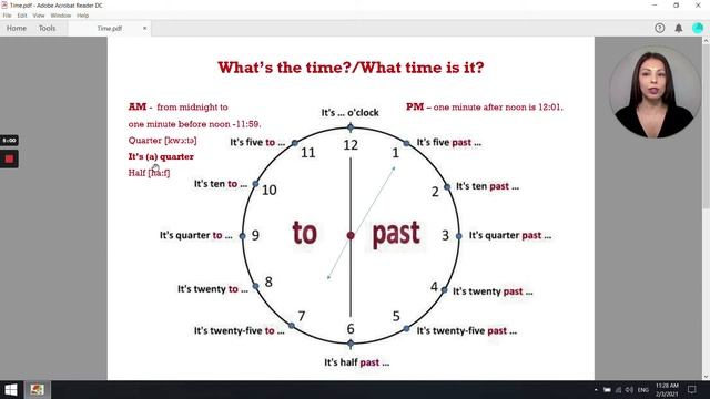 Cum spunem ORA în limba ENGLEZĂ? /Română - Engleză/ Lesson 13/ Cât e ora?/What's the time? смотреть онлайн