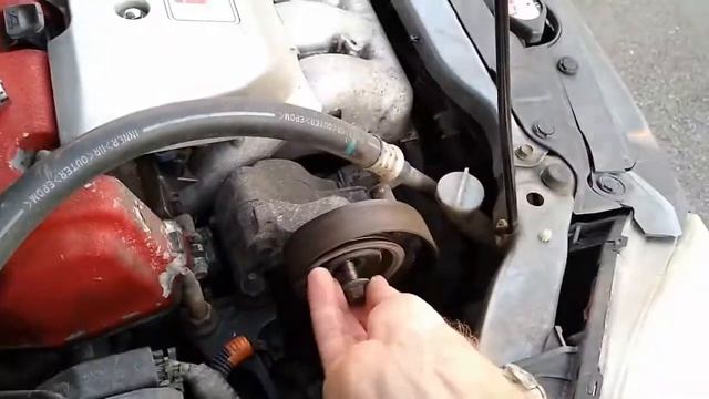How to Change A Fan Belt and Idler Bearing in 5 minutes (Civic EP3 K20A2) смотреть онлайн