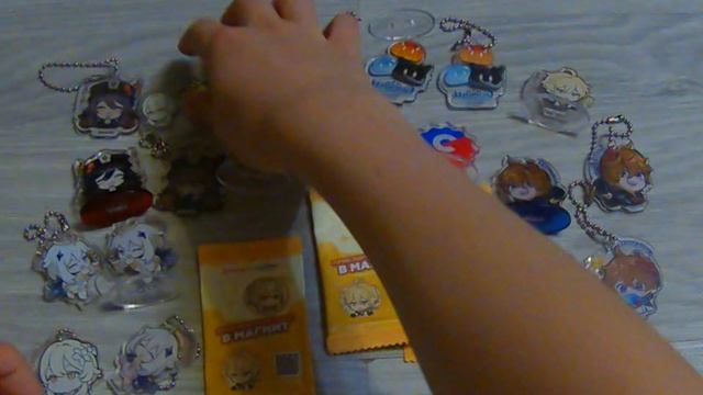 Новая акция Магнит Приключение года в Магнит геншин подарки, распаковка геншин брелков из Магнита смотреть онлайн