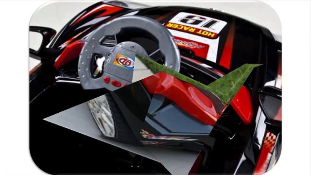 Black Hot Racer Kids Electric Power Ride On Car, Baby Toys