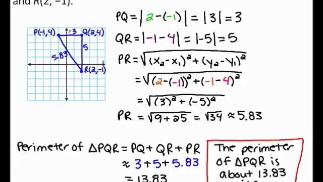 Big Ideas 1.4 Perimeter and Area in the Coordinate Plane смотреть онлайн