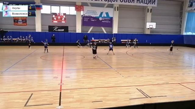 "ВЦФКС - ХФК Всеволожск" - "Акулы" (Р-лига U10) смотреть онлайн