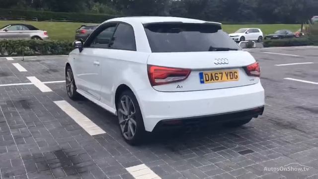 AUDI A1 TFSI S LINE BLACK EDITION NAV WHITE 2018 смотреть онлайн