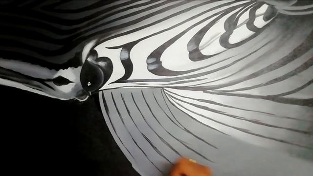 How to make creative art I Theme based painting I African zebra I Demonstration for beginners смотреть онлайн