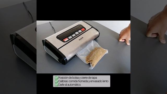 Envasado al vacío de lentejas cocidas VS200S смотреть онлайн