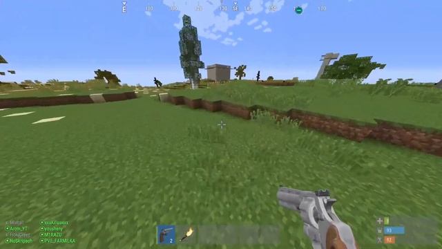 ПОСТРОИЛИ SAFE ZONE НА RUSTEX REMAKE / РАСТ В МАЙНКРАФТЕ / RUSTME смотреть онлайн