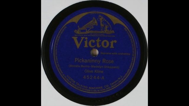 “Pickaninny Rose” (Burns) - Olive Kline 1920 смотреть онлайн