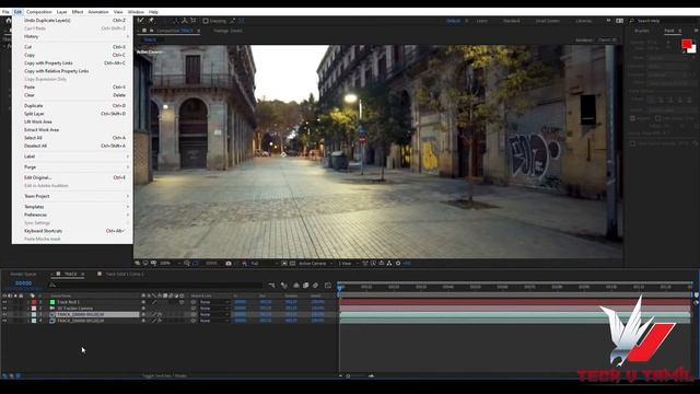 TAMIL After Effects 3d CAMERA TRACKER With Corner Pin Step by Step ......... смотреть онлайн