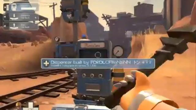 Team Fortress 2 - Engineer Dispenser bug смотреть онлайн