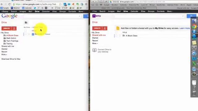 Google Drive - Setting Up Shared Folders with a Class смотреть онлайн