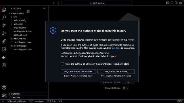 076 Setting up the EazyBank UI project смотреть онлайн