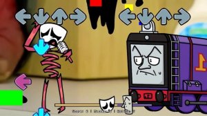 FNF The Amazing Digital Circus VS Thomas and Friends Sings Sliced | Thomas' Railway Showdown FNF