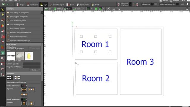 Creating basic building and lights in Dialux Evo смотреть онлайн