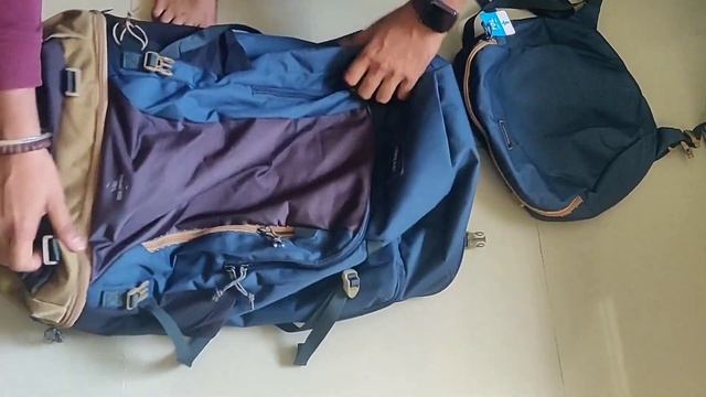 Unboxing MY Travelling Backpack | FORCLAZ Travel Backpack 70 liters - Travel 500 Blue смотреть онлайн
