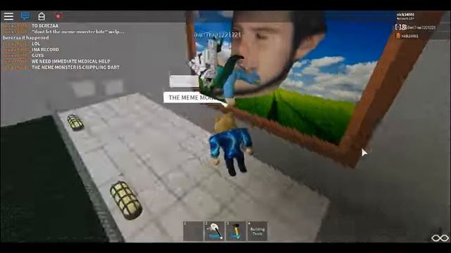 Roblox: XD Headquarters 2.0!: THE MEME MONSTER IS EATING DART! D; смотреть онлайн