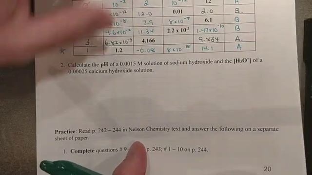 Chapter 16.1 pH and pOH Review (Taken from Chemistry 20 Lesson 6.2 - Part 3) смотреть онлайн