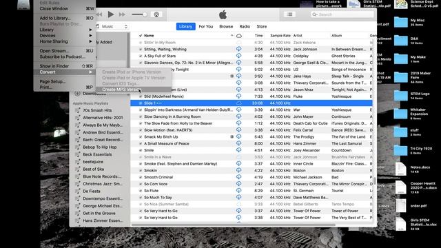 Converting m4a audio to mp3 using iTunes смотреть онлайн