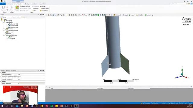 Curso Ansys Análisis Multifísico de Cohete Sonda | Fernando Cebrera . смотреть онлайн