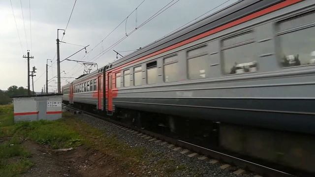 ЭР2-1338 на Курском ходе... смотреть онлайн