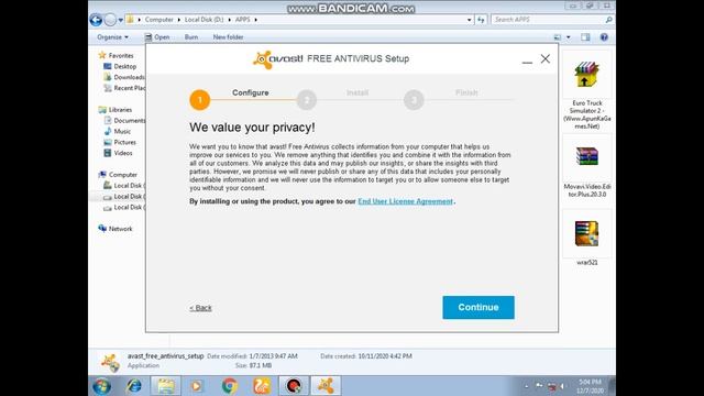 How to download and install avast! Free Antivirus form website for PC or Computer or Loptop смотреть онлайн