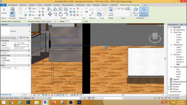 How to create strip light and provide corner walls Revit in tamil. смотреть онлайн