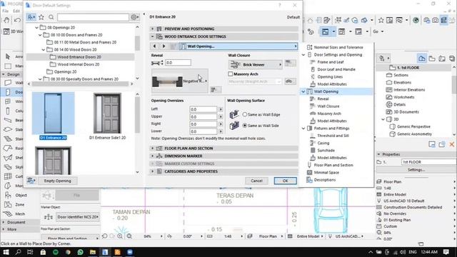 PART 2 - TUTORIAL SETTING PINTU PADA ARCHICAD смотреть онлайн
