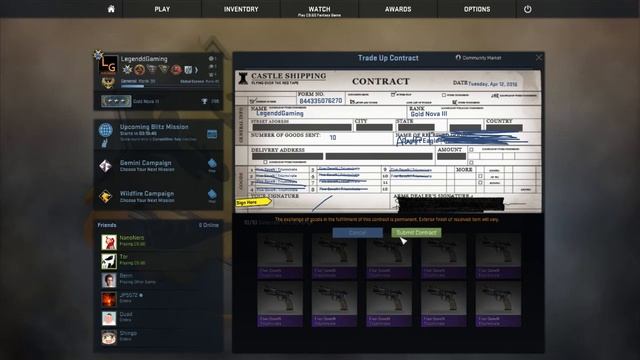 CS:GO - Low Risk Trade Up Contract #62 смотреть онлайн