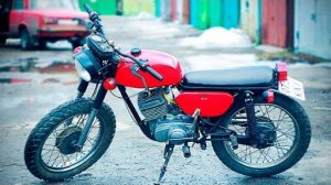 Установка широких колёс на мотоцикл МИНСК _#20