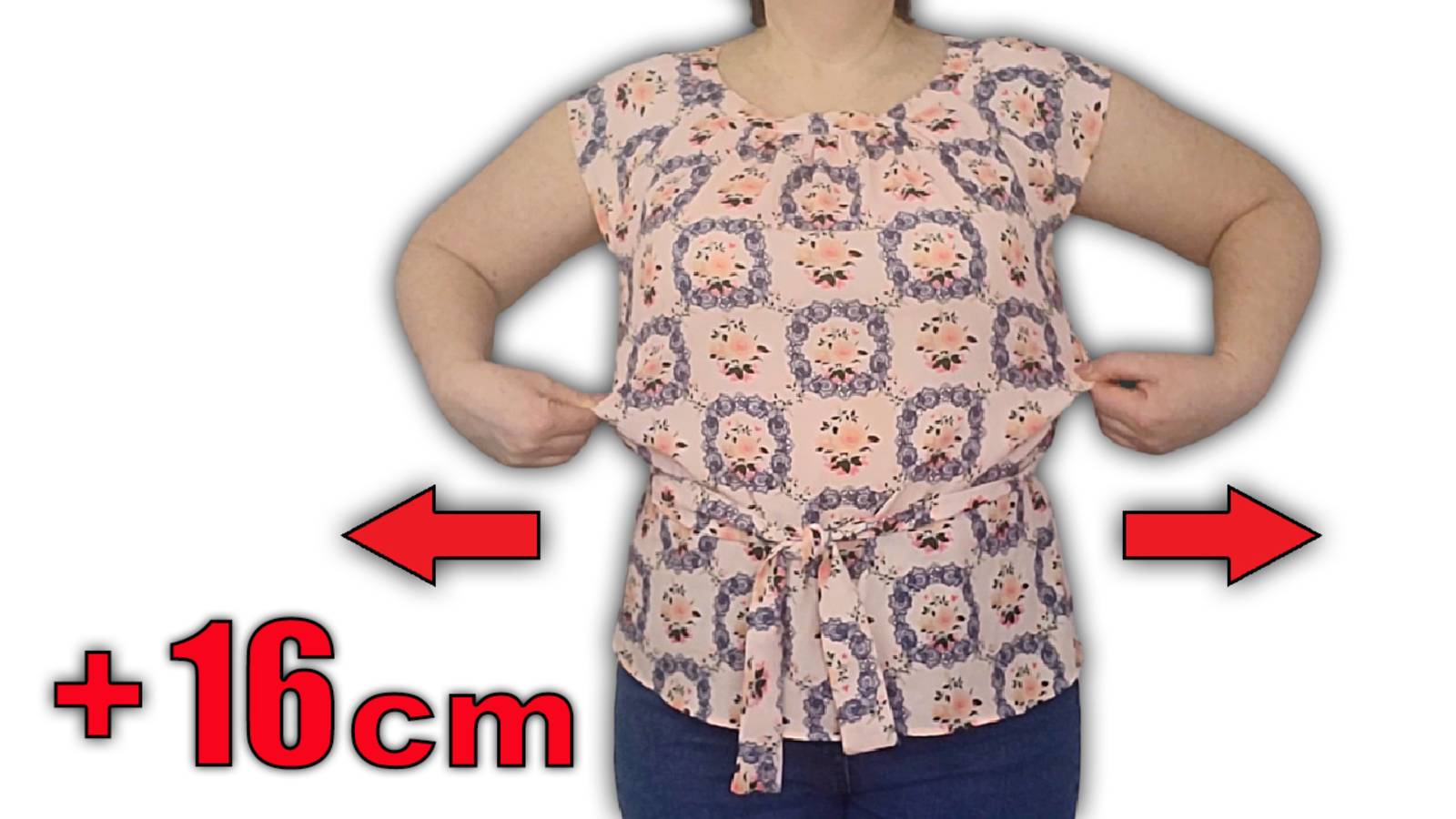 ⭐Как НЕЗАМЕТНО расширить блузку без рукавов! смотреть онлайн